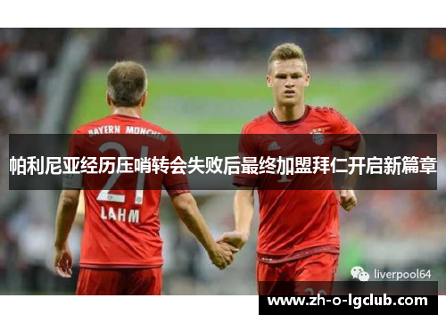 帕利尼亚经历压哨转会失败后最终加盟拜仁开启新篇章